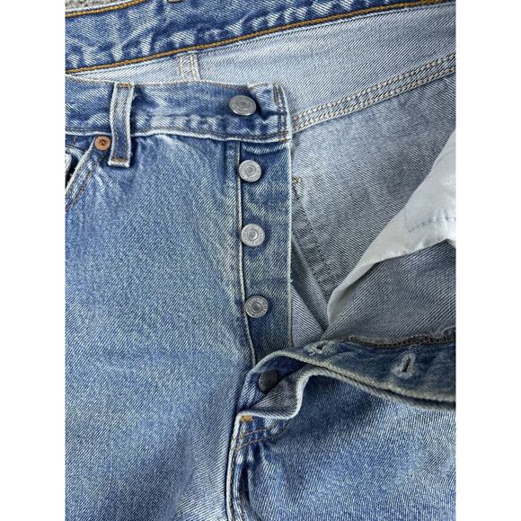 VTG Levis 501XX Jeans Mens 32x26 Straight Leg Button Fly Denim (34x34) 90s Y2K - Picture 9 of 16